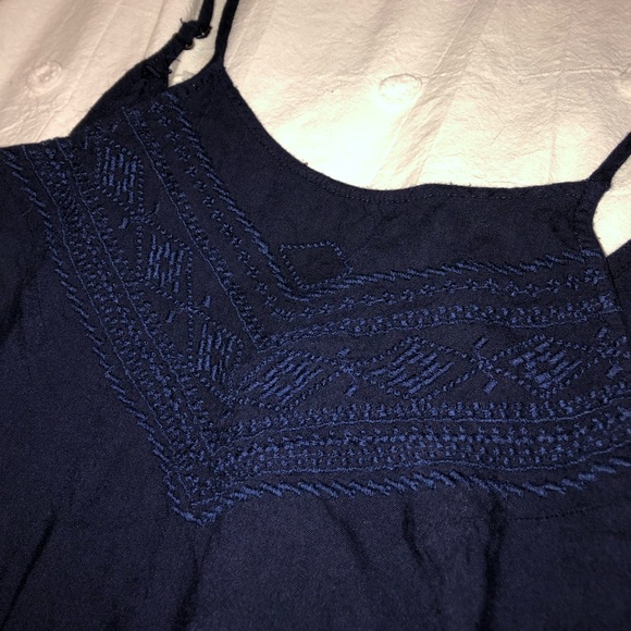 Roxy Backless Embroidered Tank - Picture 3 of 6